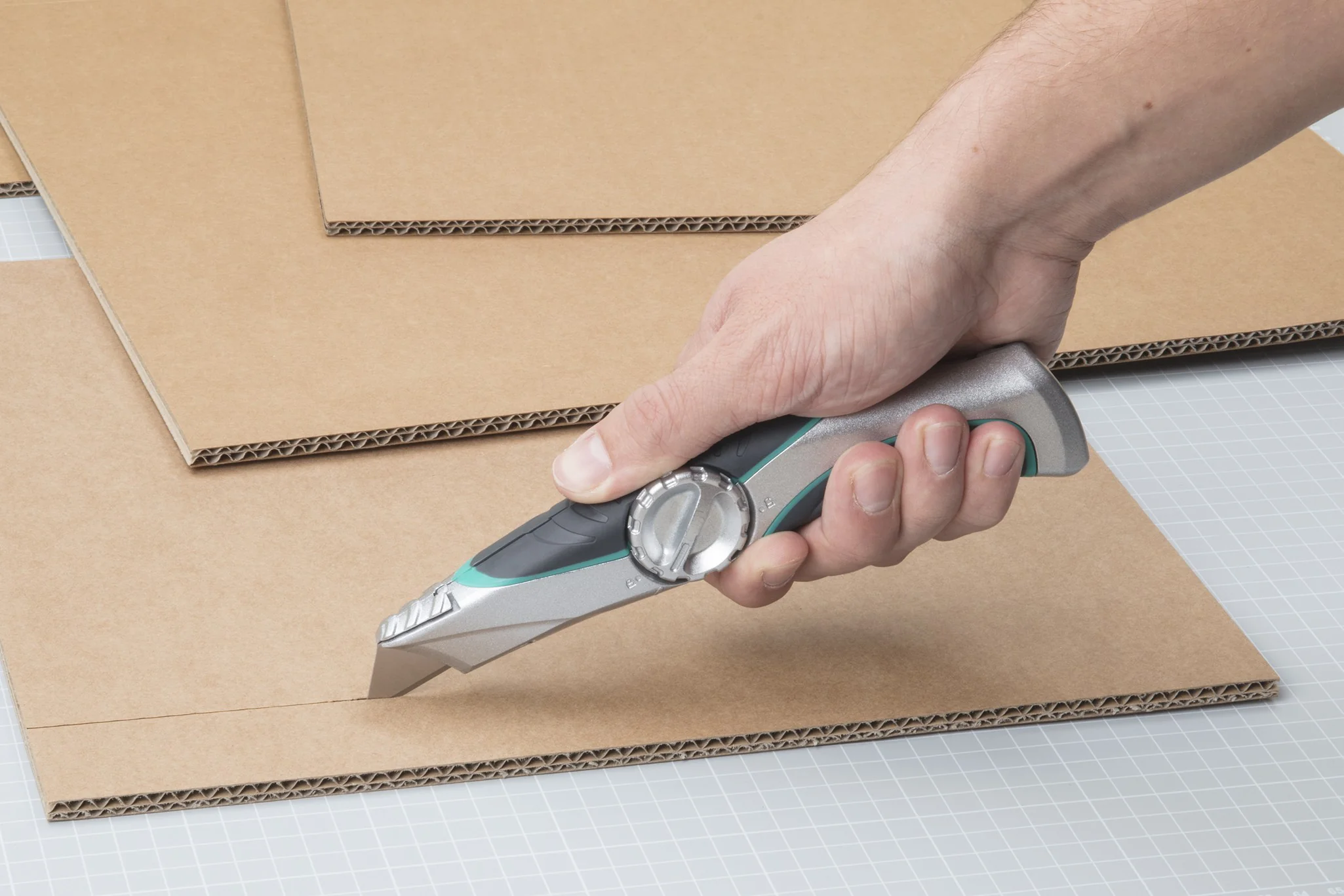 Profi-Trapezklingen-Messer mit Feststehklinge - Image 7