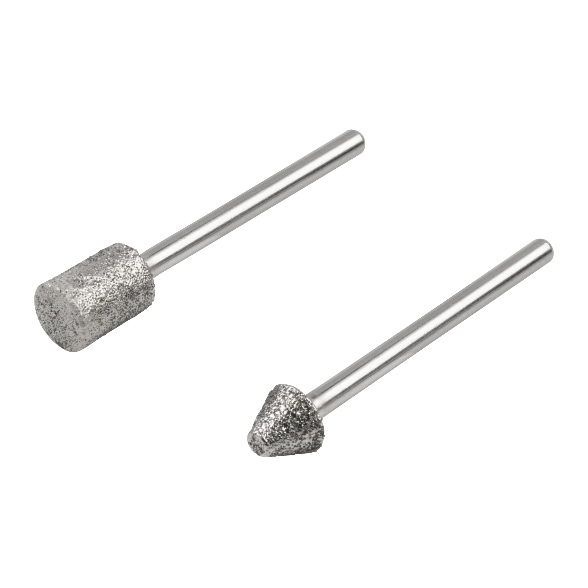 Diamantschleifstift-Set, zylinder- und spitzkegelförmig, 2-tlg.